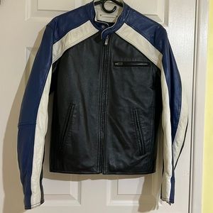 Vintage Leather Moto Jacket